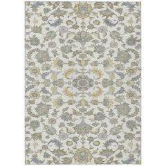 Machine Washable Indoor/Outdoor Chantille ACN2473 Ivory 8' x 10' Rug