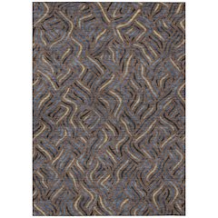 Machine Washable Indoor/Outdoor Chantille ACN2474 Brown 8' x 10' Rug
