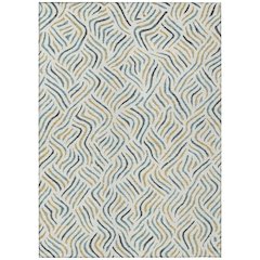 Machine Washable Indoor/Outdoor Chantille ACN2474 Ivory 8' x 10' Rug