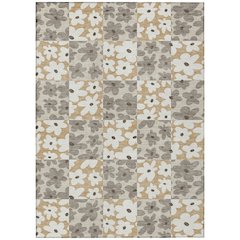 Machine Washable Indoor/Outdoor Chantille ACN2476 Brown 8' x 10' Rug