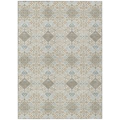 Machine Washable Indoor/Outdoor Chantille ACN2477 Ivory 8' x 10' Rug