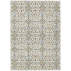 Machine Washable Indoor/Outdoor Chantille ACN2478 Ivory 8' x 10' Rug