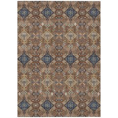 Machine Washable Indoor/Outdoor Chantille ACN2478 Orange 8' x 10' Rug