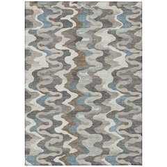 Machine Washable Indoor/Outdoor Chantille ACN2481 Ivory 8' x 10' Rug