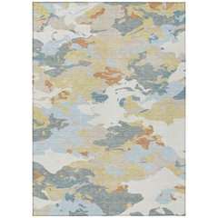 Machine Washable Indoor/Outdoor Chantille ACN2497 Ivory 8' x 10' Rug