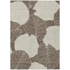 Machine Washable Indoor/Outdoor Chantille ACN2506 Brown 8' x 10' Rug