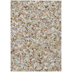Machine Washable Indoor/Outdoor Chantille ACN2507 Brown 8' x 10' Rug