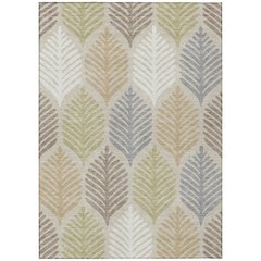Machine Washable Indoor/Outdoor Chantille ACN2515 Brown 8' x 10' Rug