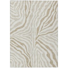 Machine Washable Indoor/Outdoor Chantille ACN2523 Ivory 8' x 10' Rug