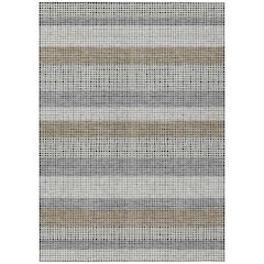 Machine Washable Indoor/Outdoor Chantille ACN2530 Gray 8' x 10' Rug