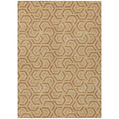 Machine Washable Indoor/Outdoor Chantille ACN2554 Gold 8' x 10' Rug