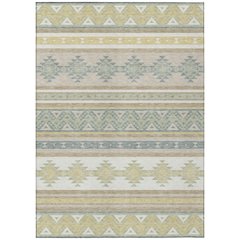 Machine Washable Indoor/Outdoor Chantille ACN2561 Ivory 8' x 10' Rug