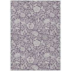 Machine Washable Indoor/Outdoor Chantille ACN2572 Purple 8' x 10' Rug
