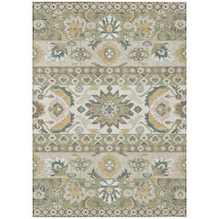 Machine Washable Indoor/Outdoor Chantille ACN2583 Green 8' x 10' Rug