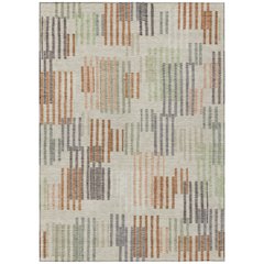 Machine Washable Indoor/Outdoor Chantille ACN2598 Brown 8' x 10' Rug