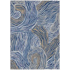 Machine Washable Indoor/Outdoor Chantille ACN2603 Blue 8' x 10' Rug