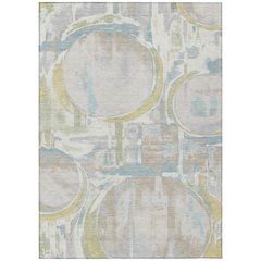 Machine Washable Indoor/Outdoor Chantille ACN2615 Ivory 8' x 10' Rug
