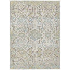 Machine Washable Indoor/Outdoor Chantille ACN2617 Ivory 8' x 10' Rug