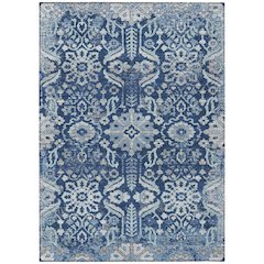 Machine Washable Indoor/Outdoor Chantille ACN2617 Blue 8' x 10' Rug