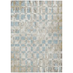 Machine Washable Indoor/Outdoor Chantille ACN2628 Ivory 8' x 10' Rug