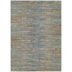 Machine Washable Indoor/Outdoor Chantille ACN2642 Green 8' x 10' Rug