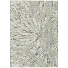 Machine Washable Indoor/Outdoor Chantille ACN2651 Green 8' x 10' Rug