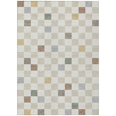 Machine Washable Indoor/Outdoor Chantille ACN2656 Ivory 8' x 10' Rug
