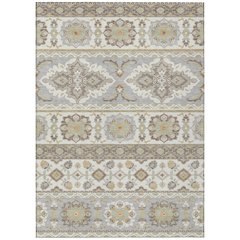 Machine Washable Indoor/Outdoor Chantille ACN2677 Ivory 8' x 10' Rug