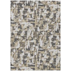Machine Washable Indoor/Outdoor Chantille ACN2678 Gray 8' x 10' Rug