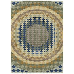 Machine Washable Indoor/Outdoor Chantille ACN2685 Green 8' x 10' Rug