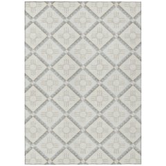 Machine Washable Indoor/Outdoor Chantille ACN2686 Ivory 8' x 10' Rug