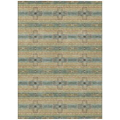 Machine Washable Indoor/Outdoor Chantille ACN2688 Green 8' x 10' Rug