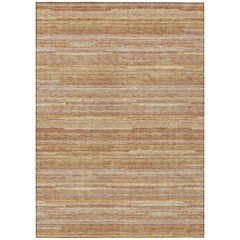 Machine Washable Indoor/Outdoor Chantille ACN2717 Orange 9' x 12' Rug