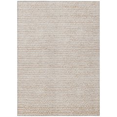 Machine Washable Indoor/Outdoor Chantille ACN2719 Ivory 9' x 12' Rug
