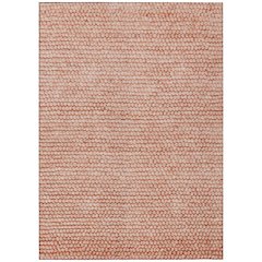 Machine Washable Indoor/Outdoor Chantille ACN2719 Orange 9' x 12' Rug