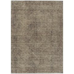 Machine Washable Indoor/Outdoor Chantille ACN2726 Brown 9' x 12' Rug