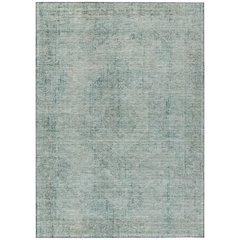 Machine Washable Indoor/Outdoor Chantille ACN2726 Blue 9' x 12' Rug