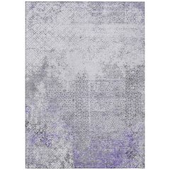 Machine Washable Indoor/Outdoor Chantille ACN2743 Purple 9' x 12' Rug