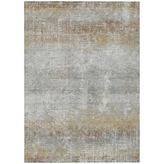 Machine Washable Indoor/Outdoor Chantille ACN2756 Gray 9' x 12' Rug