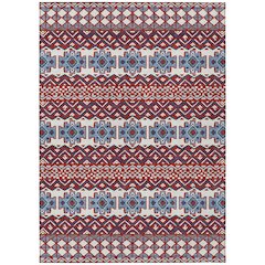 Machine Washable Indoor/Outdoor Chantille ACN2760 Red 9' x 12' Rug