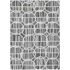 Machine Washable Indoor/Outdoor Chantille ACN2769 Gray 9' x 12' Rug