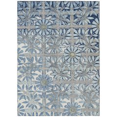 Machine Washable Indoor/Outdoor Chantille ACN2775 Blue 9' x 12' Rug