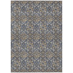 Machine Washable Indoor/Outdoor Chantille ACN2783 Blue 9' x 12' Rug