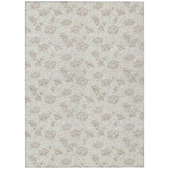 Machine Washable Indoor/Outdoor Chantille ACN2792 Ivory 9' x 12' Rug