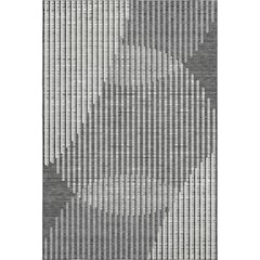 Premium Machine Washable Mayfield AMF1001 Charcoal 8' x 10' Rug
