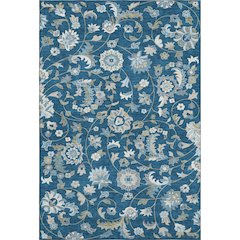 Premium Machine Washable Mayfield AMF1006 Navy 8' x 10' Rug