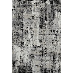 Premium Machine Washable Mayfield AMF1008 Black 8' x 10' Rug