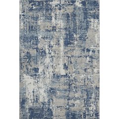 Premium Machine Washable Mayfield AMF1008 Navy 8' x 10' Rug