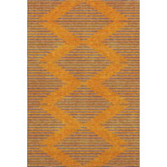 Premium Machine Washable Mayfield AMF1017 Orange 8' x 10' Rug