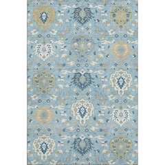 Premium Machine Washable Mayfield AMF1026 Sky 8' x 10' Rug